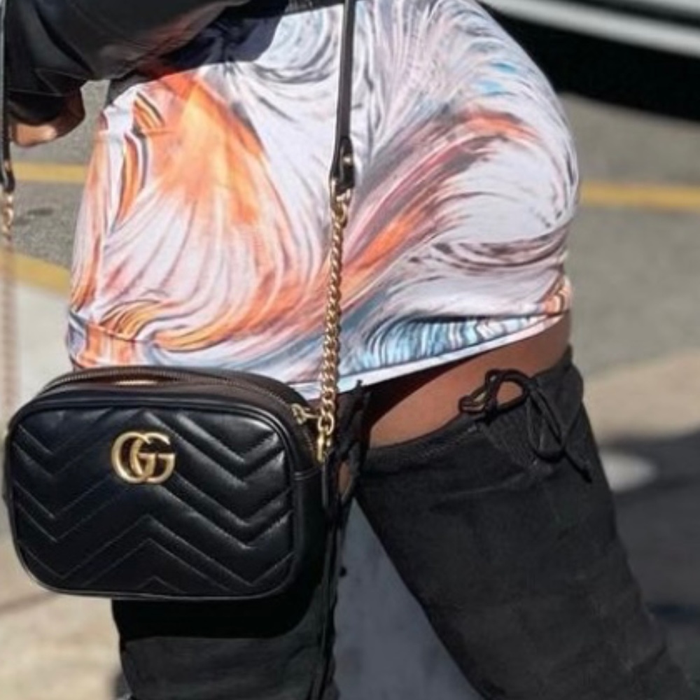 GG Marmont matelassé mini bag